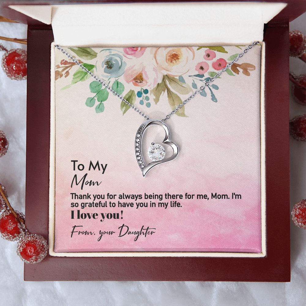 So Grateful For Mom - Forever Love Necklace