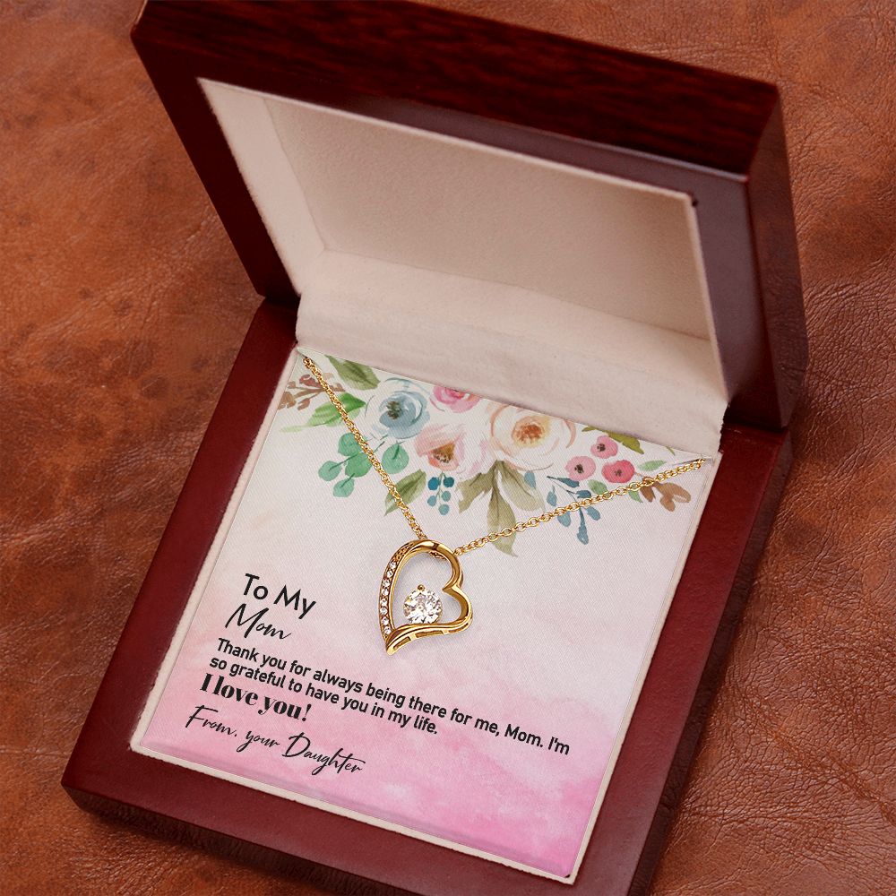 So Grateful For Mom - Forever Love Necklace