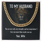 Husband Cuban Link - Rock, Strength, and Inspiration