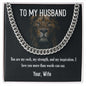 Husband Cuban Link - Rock, Strength, and Inspiration