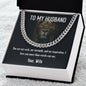 Husband Cuban Link - Rock, Strength, and Inspiration