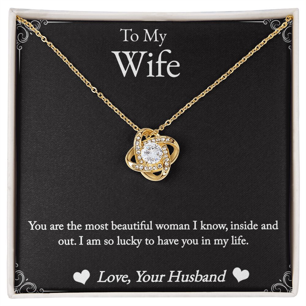 Love Knot Necklace For Wife From Husband