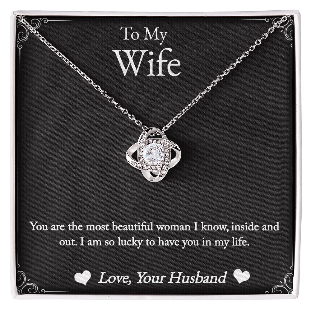 Love Knot Necklace For Wife From Husband