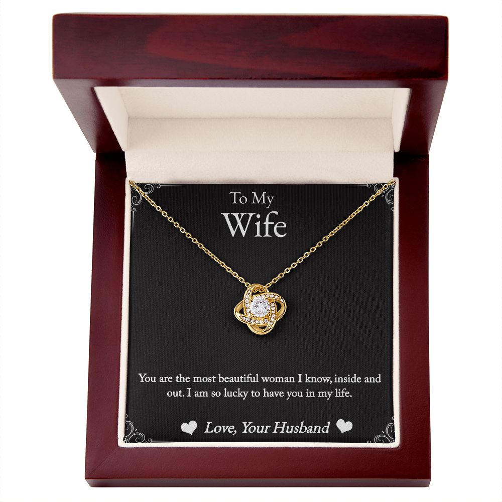Love Knot Necklace For Wife From Husband