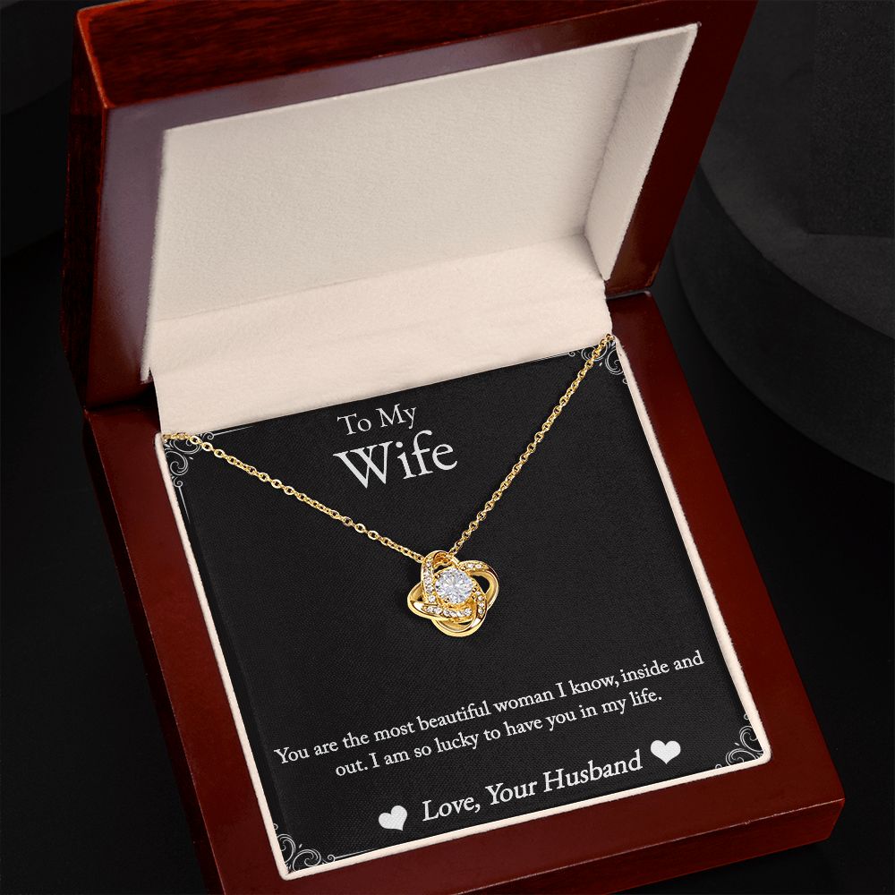 Love Knot Necklace For Wife From Husband