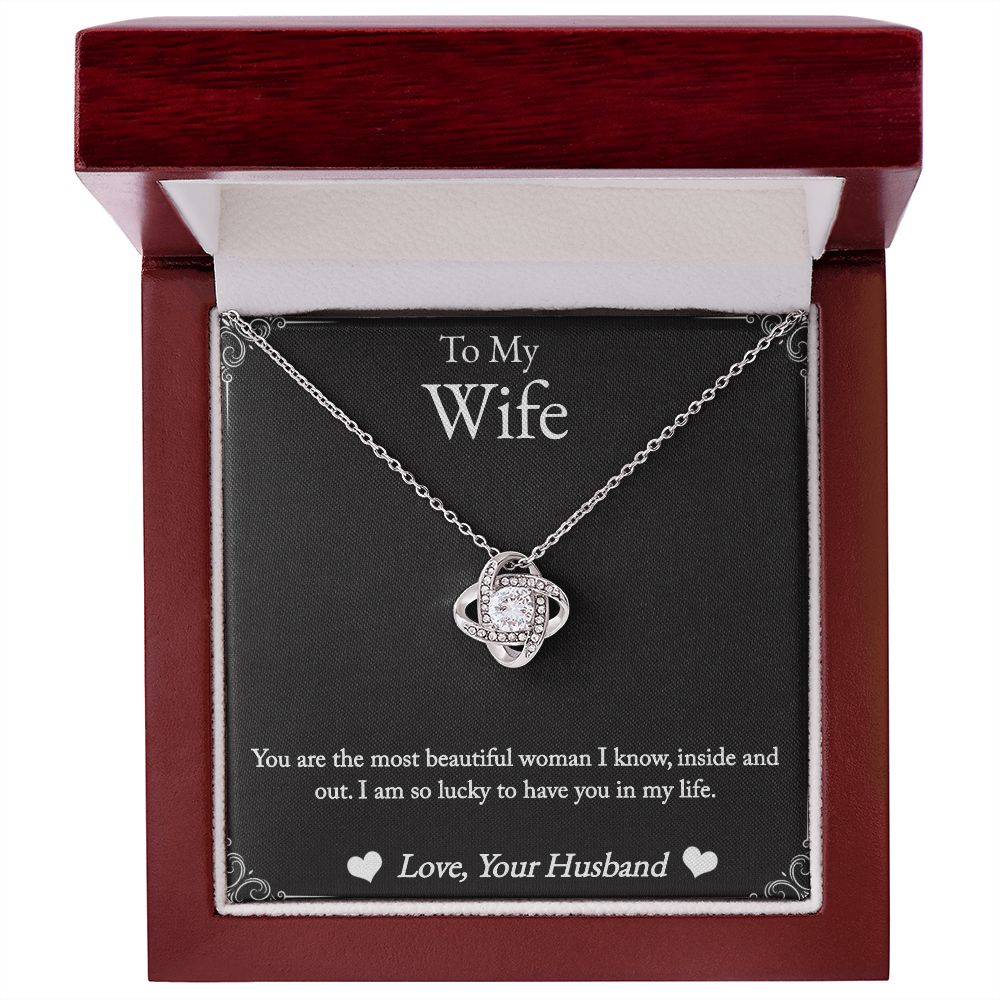 Love Knot Necklace For Wife From Husband