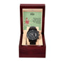 Funny Dad - Black Chronograph Watch
