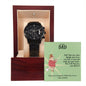 Funny Dad - Black Chronograph Watch