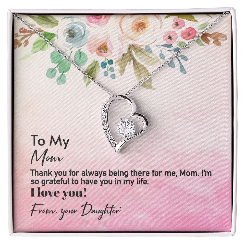 So Grateful For Mom - Forever Love Necklace