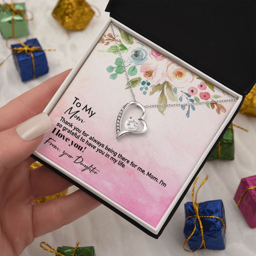 So Grateful For Mom - Forever Love Necklace