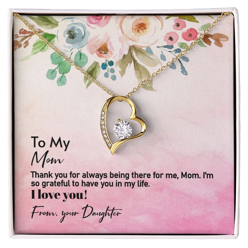 So Grateful For Mom - Forever Love Necklace