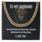 Cuban Link Chain For Husband From Wife