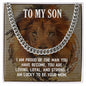 Cuban Link Necklace For Son