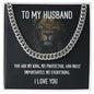 Cuban Link Chain For Husband From Wife