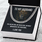 Cuban Link Chain For Husband From Wife