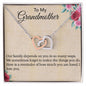 Interlocking Heart Necklace For Grandmother