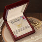Interlocking Heart Necklace For Grandmother