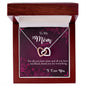 Interlocking Hearts Necklace For Mom