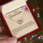 Interlocking Heart Necklace For Grandmother