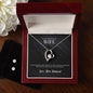 Forever Love Necklace + Earrings For Wife