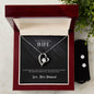 Forever Love Necklace + Earrings For Wife