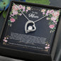 Forever Necklace To Mom Message Card